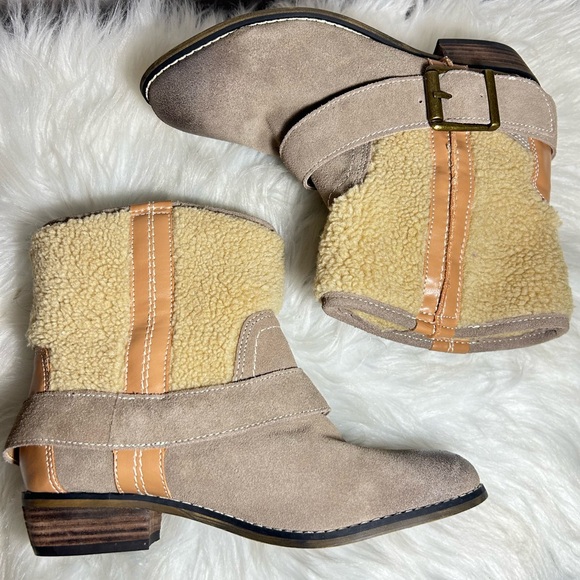 Kelsi Dagger X Free People Breckenridge Shearling Booties Size - Picture 9 of 12